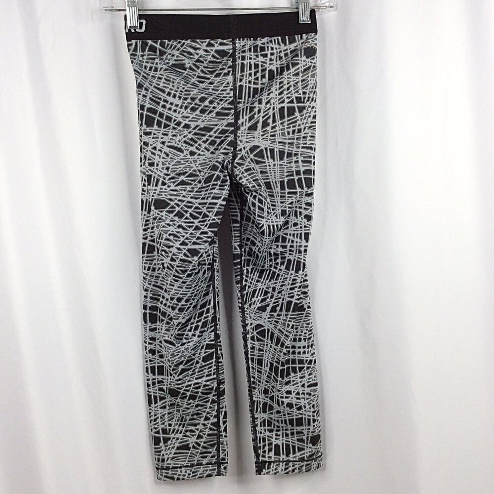Nike Pro Cool Tracer Capris Womens Size XS Black White Training Leggings Workout - Picture 6 of 13